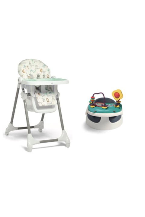 Baby Snug Navy with Snax Highchair Animal Alphabet image number 1